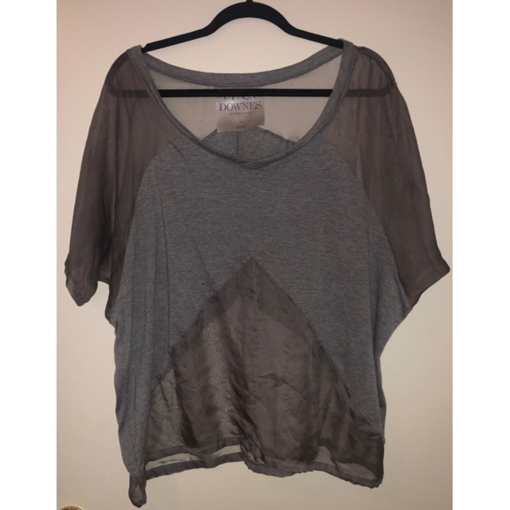 Gray blouse
